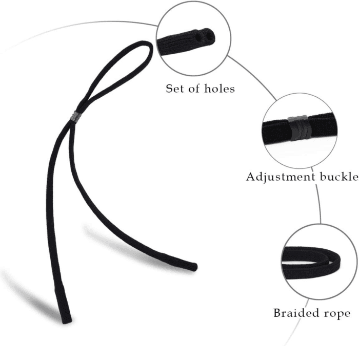 Glasses Strap (2 PCS) Sports Eyeglass Strap Adjustable Sunglasses Retainer for Men Women - Image 4