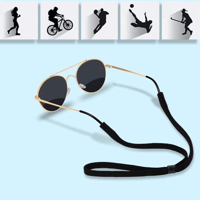 Glasses Strap (2 PCS) Sports Eyeglass Strap Adjustable Sunglasses Retainer for Men Women - Image 5