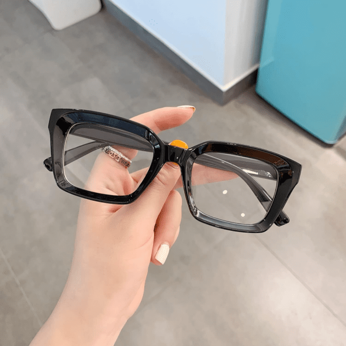 Classic Thick Square Frame Clear Lens Glasses for Women Men Non Prescription Eyeglasses - Image 9