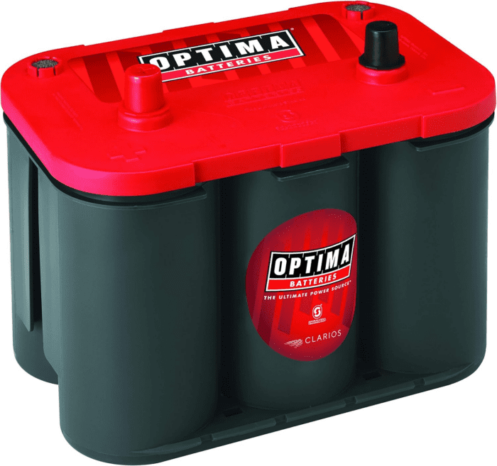 Batteries High Performance 34 Redtop Sealed AGM Car, Truck, and SUV Starting Battery, 800 CCA, SAE Terminal, Maintenance Free, Versitile Mounting