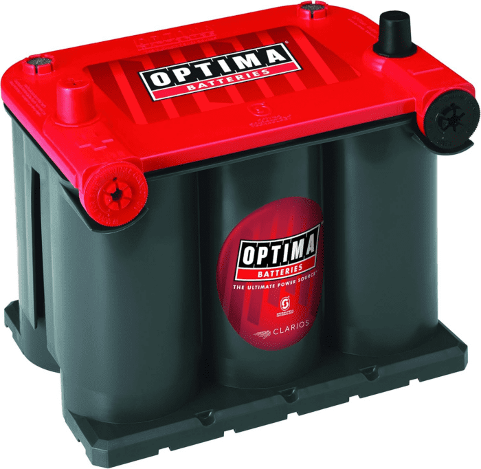 Batteries High Performance 75/25 Redtop Sealed AGM Car, Truck, and SUV Starting Battery, 720 CCA, Dual SAE and GM Terminals, Maintenance Free, Versitile Mounting