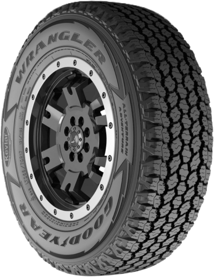 Wrangler All-Terrain Adventure Kevlar - 255/70R18 113T All Season Light Truck Tire - Image 2