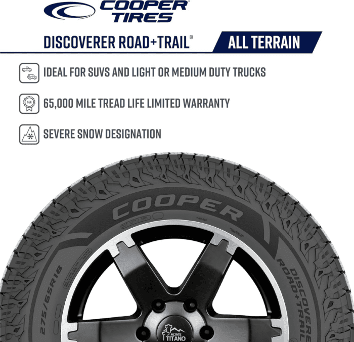 Discoverer Road and Trail at All-Terrain Tire, 225/60R17 XL 103H, Set of 1 - Image 3