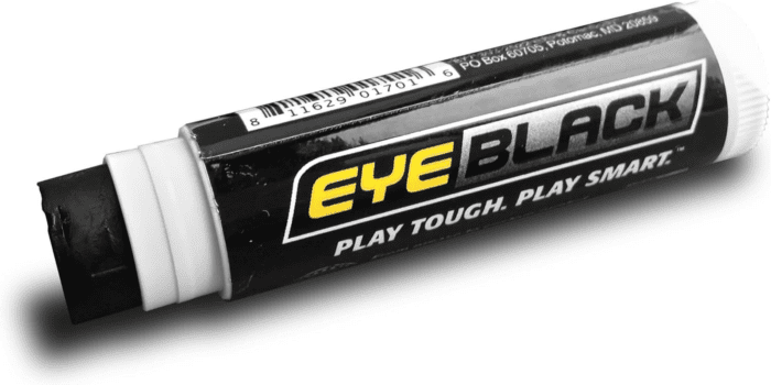 Anti-Glare under Eye Black Sports Grease Stick for Pro Performance - Softball, Football, Baseball, Soccer, Cheer, Volleyball – Tailgate, Championship, Playoffs, Game Day - 1 Stick