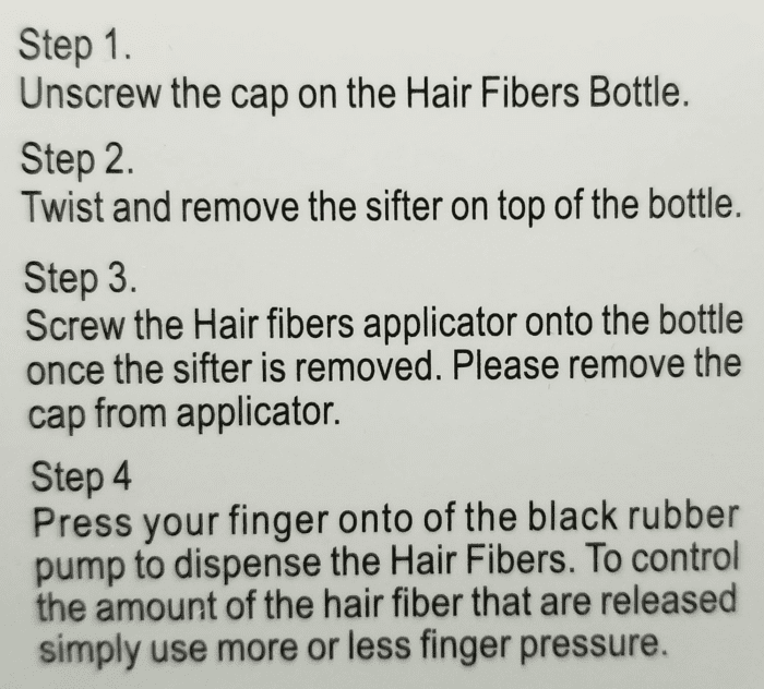 Hair Building Fibers Spray Pump Applicator 12.5G - Hair Atomizer for Hair Fibers by  Compatible with Toppik 27.5 Bottle Compatible with Xfusion 27.5 Bottle - Image 3