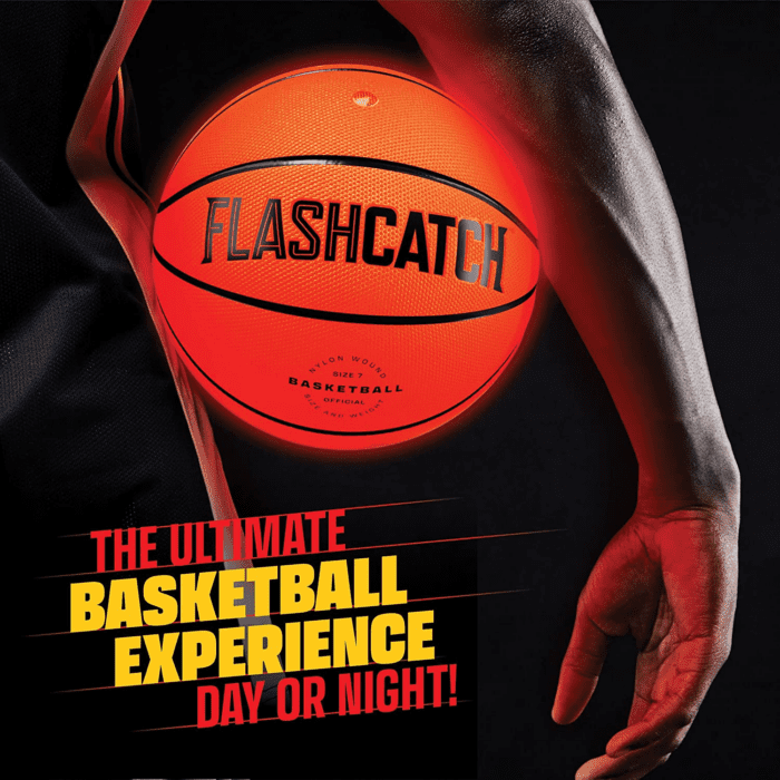 Light up Basketball - Glow in the Dark Basketball - Sports Gear Accessories Gifts for Boys 8-15+ Year Old - Kids, Teens Gift Ideas - Cool Teen Boy Toys Ages 8 9 10 11 12 13 14 15 Age Outdoor Teenage - Image 7