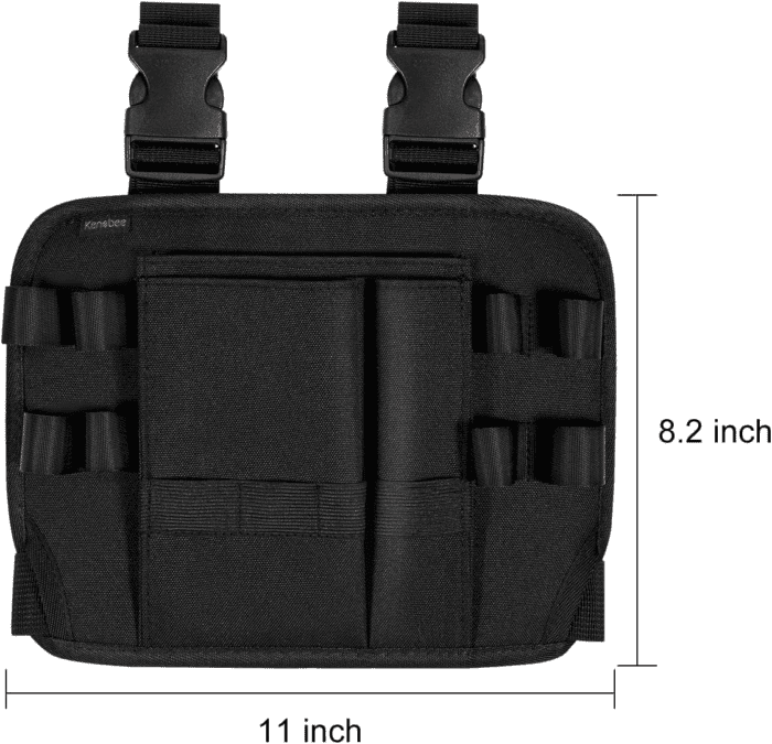 Tool Pouch Holster with Belt Clip, Electrician Tool Pouch Multifunctional Repair Tool Bag around Your Leg, Utility Mini Tool Organizer for Automotive Craftsman Carpenter Construction - Image 7